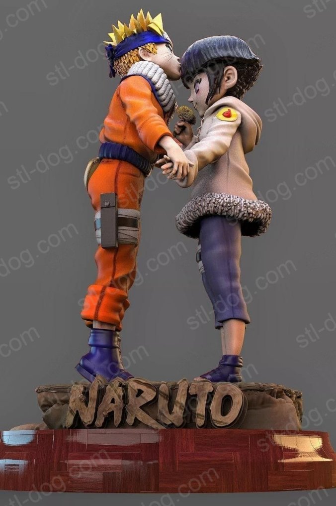 火影忍者 (Naruto) 与日向雏田 (Hinata❤️) 的 3D打印图纸